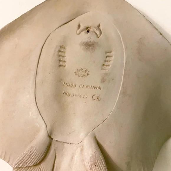 Vintage Rubber Sting Ray Manta Ray Figure 15 Inch Long Toy - Picture 8 of 11